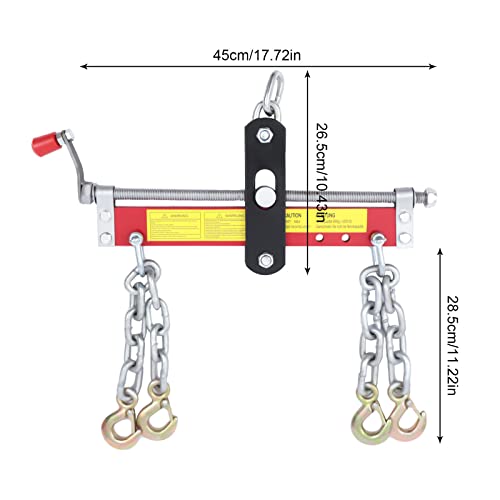 TaNeHaKi Balanceur de moteur - Support de moteur - Traverse - Cric de moteur - Grue de levage - Traverse - Atelier - Support de moteur - Crochet de sécurité - 900 kg