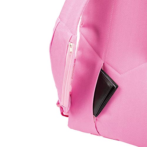 Mochila De Costas Feminina College Corações Rosa Sestini