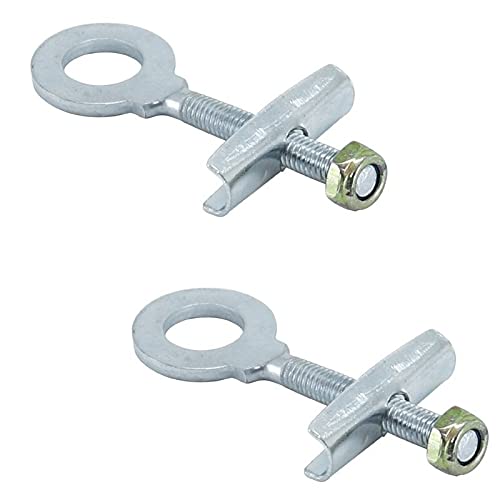 cyclingcolors 2x tendeur de chaine M6 x 100 vis avec écrou et étrier moto mobylette