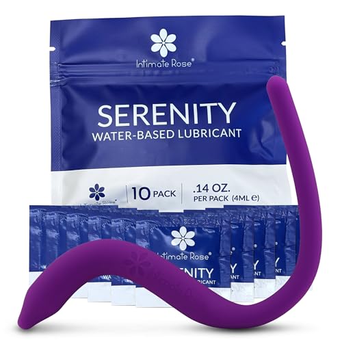 Pelvic Health & Intimacy Bundle – Travel Water-Based Lubricant Sachets + Intimate Rose Pelvic Floor Massager for Women & Men