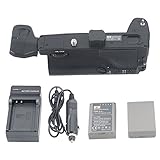 DSTE Replacement for Pro HLD-7 Vertical Battery Grip + 2X BLN-1 + DC133 Travel Charger Adapter Compatible Olympus E-M1 SLR Digital Camera