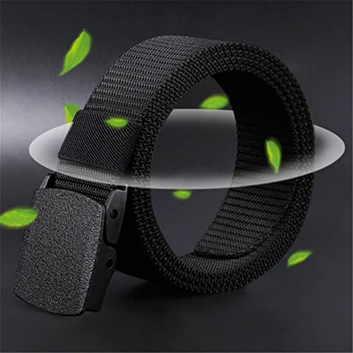 NAGAD Nylon Belt, Military Belts Breathable Webbing Canvas Belt with Plastic Buckle4