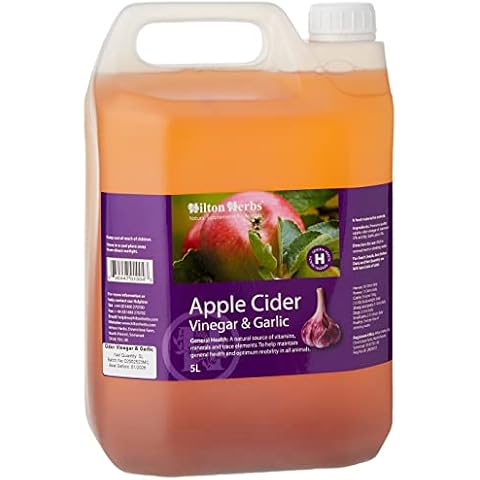 Hilton Herbs Natural Apple Cider Vinegar with Garlic Cover