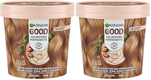 Garnier - Permanente Haarfarbe – ohne Ammoniak – 90% Inhaltsstoffe aus natürlichen Ursprungs und vegane Formel – Sheabutter… – Ansicht 1