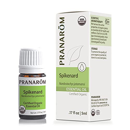 Pranarom - Spikenard Essential Oil (5ml) - 100% Pure Natural Therapeutic Grade Essential Oil for Skincare and Wellness | USDA and ECOCERT Certified Organic