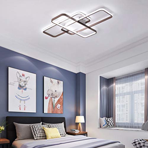 Lustre plafonnier acrylique haut de gamme au design chic pour chambre