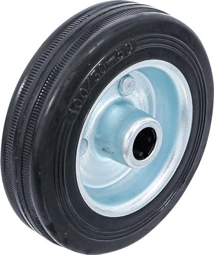BGS Diy 80959 | Solid Rubber Wheel | steel rim | Ø 100 mm