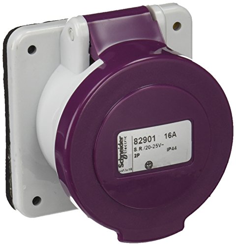 Fiche femelle très basse tension 2P 16A monophasé IP44 50Hz connecteur électrique