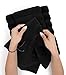 American Soft Linen 35x70 Jumbo Large Bath Towel, 600 GSM 100% Cotton Turkish Bath Sheet, Oversized Luxury Bath Towel for Bathroom Beach and Pool, Black