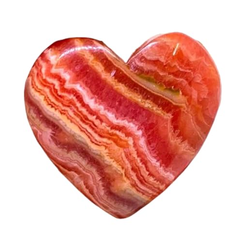Rhodochrosite gemme naturelle de 25mm en cabochon cœur pour joaillerie fine GH_NAT_05567