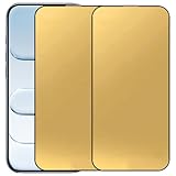 BWEDXEZ 2 Pack Anti-Blue Tempered Glass Screen Protector Film for iPhone Air 6.5 inch Gold