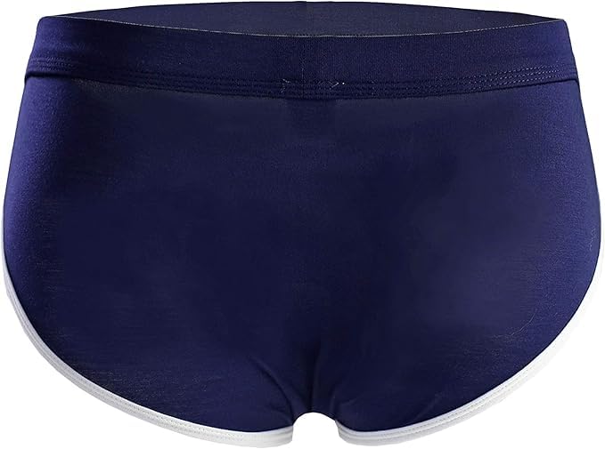 Mens Open Elephant Nose Style Underwear Sexy Breathable Soft Ice Silk Thong Hollow Out Pouch Erotic Boxer Shorts3