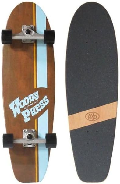 Amazon | 【WOODY PRESS】ウッディープレス SURF SKATEBOARD サーフ  