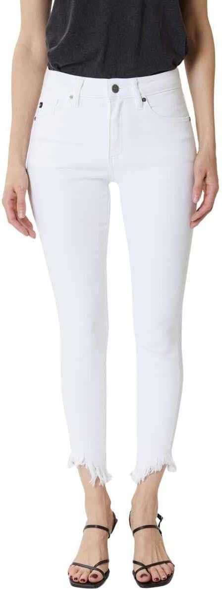 Women's High Rise Hem Detail Skinny Jeans - KC7267