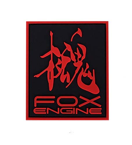 Morton HomeMetal Gear Snake Fox PVC Rubber Patch (red)
