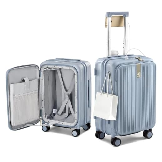 Hanke 20" Expandable Hard Shell Luggage