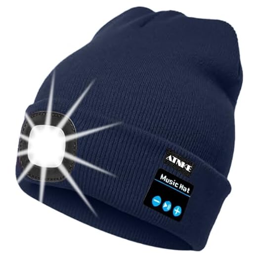 Top 7 Cappelli Bluetooth per Allenamenti Autunnali 3 Berretto Bluetooth con LED ultra luminoso