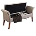 Convenience Concepts Designs4Comfort Garbo Upholstered Storage Bench 51.25