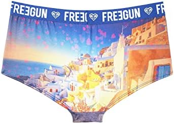 Freegun Set Di 3 Boxer Per Ragazzi - Conigli Cretins, Poliestere Con Fodera In Cotone, Ultra Traspiranti
