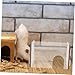 LIOOBO Transparent Hamster Hideaway Habitat Convenient Shelter for Hamster Activity Relaxation Easy to Clean Design Scenic Decor for Indoor Use