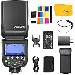 Flash Godox Para Nikon Godox V860III-N V860IIIN Flash para Nikon, 2.4G HSS TTL 2600mAh Li-Ion Batería, 10 Niveles LED Lámpara de Modelado, Cámara Flash de Compatible con la Cámara Nikon