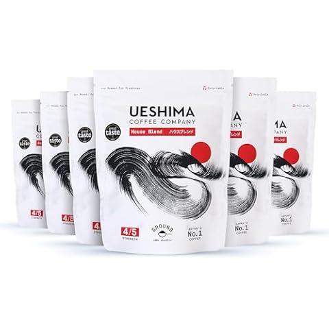 Ueshima House Blend Ground Coffee 250g Pack Cover