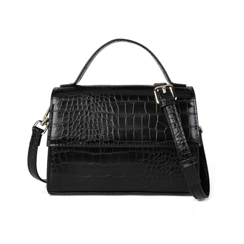 Gladdon Small Leather Crossbody Purse for Women Trendy Ladies Top Handle Shoulder Bags