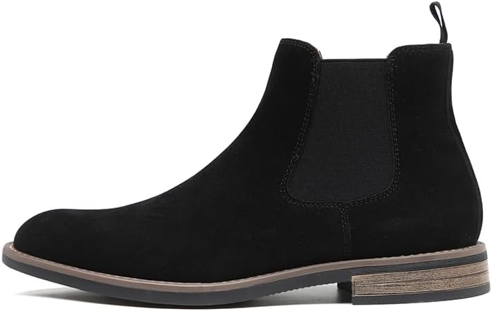 Miniatura 2 de DECARSDZ Mens Chelsea Boots Casual Comfy Slip-On Dress Men Ankle Boot