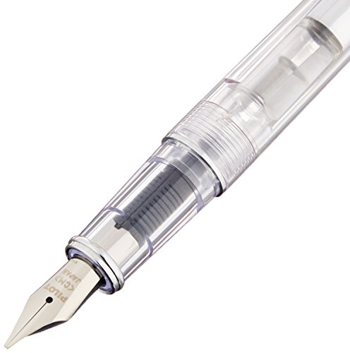 Image of Pilot Prera Iro-Ai Calligraphy-Nib Transparent Orange Body Fountain Pen (FPRN-350R-TOCM)
