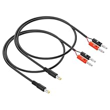 4mm Banana Plug to DC 5.5mm x 2.5mm Test Leads used for all electrical and electronic applications in labs, schools, automotive, home and industry. Connector: Pure copper 4mm banana plug and DC 5.5mm x 2.5mm male. Voltage: 0-12V. Current: 0-10A. The ...