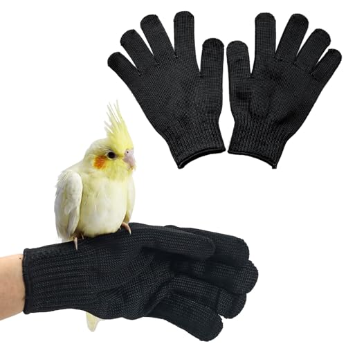 QBLEEV Bird Training Anti-Bite Gloves, Parrot Chewing Working Protective Gloves…
