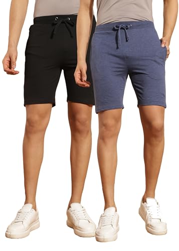 Image of Force NXT Bermuda Shorts for Men Pack of 1 Shorts for Men | Stretchable Shorts for Men with Side Pockets | Anti-Odour, Regular fit, Men's Sports Shorts