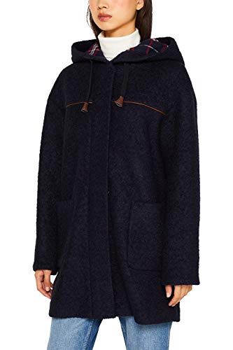 edc by Esprit 099cc1g011 Abrigo, Azul (Navy 400), Medium para Mujer