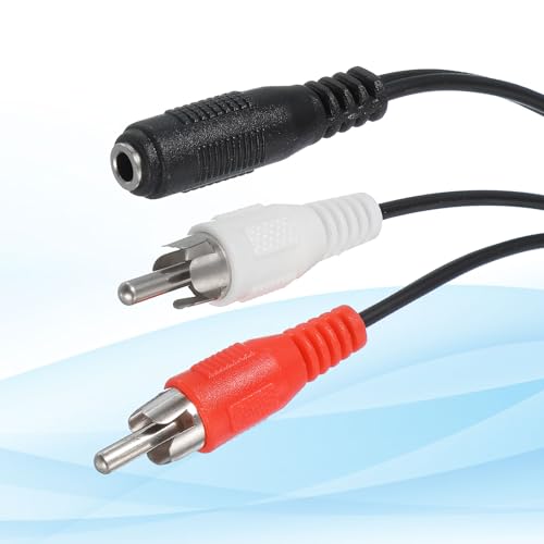 Adaptador divisor estéreo en Y PATIKIL para eliminar ruidos en altavoces y subwoofer 3
