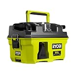 RYOBI 18V One+ RV1811-0 Cordless Handheld Vacuum Cleaner - Lightweight (4.5 kg), Powerful (1500 l/min), Easy Empty Tank, Ideal for Cars and Small Debris - Battery Not Included