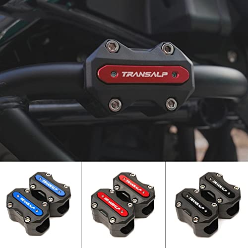 Protection Transalp 600 bloc décoratif titanium haut de gamme