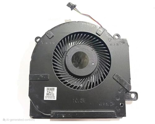 Image of High- Quality Replacement Internal CPU+GPU Cooling Fan For HP OMEN 15ek 15-ek 15ek 15-en 15en Series (GTX1660Ti RTX20) (5 VOLT). With Complimentary MH501 Thermal Greasen (Cooling paste).