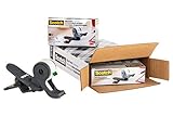 Scotch Brand Clip & Twist Tape Dispenser, Great for Gift Wrapping, Clips to Desks, Tables, Easy Charcoal Gray, 3-Pack (C19-3PK-SIOC)