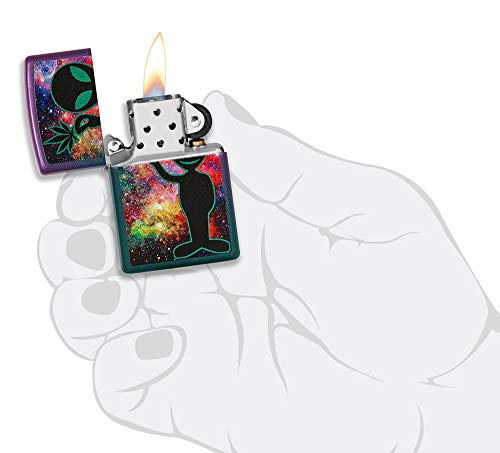 Encendedor Zippo Iridescent de Latón miniatura 5