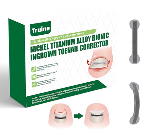Titanium Ingrown Toenail Corrector,Nail repair tools,Ingrown Toenail Treatment,Suitable for most people with ingrown toenails,Ingrown Toenail Removal Kit,- Designed for Ingrown Toenail Repair(10pcs)