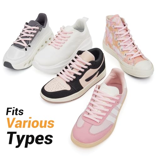 Image of Handshop 1 /4 inch Oval Athletic Shoelaces 24 inch-72 inch in 22 Colors Half Round Shoe Laces