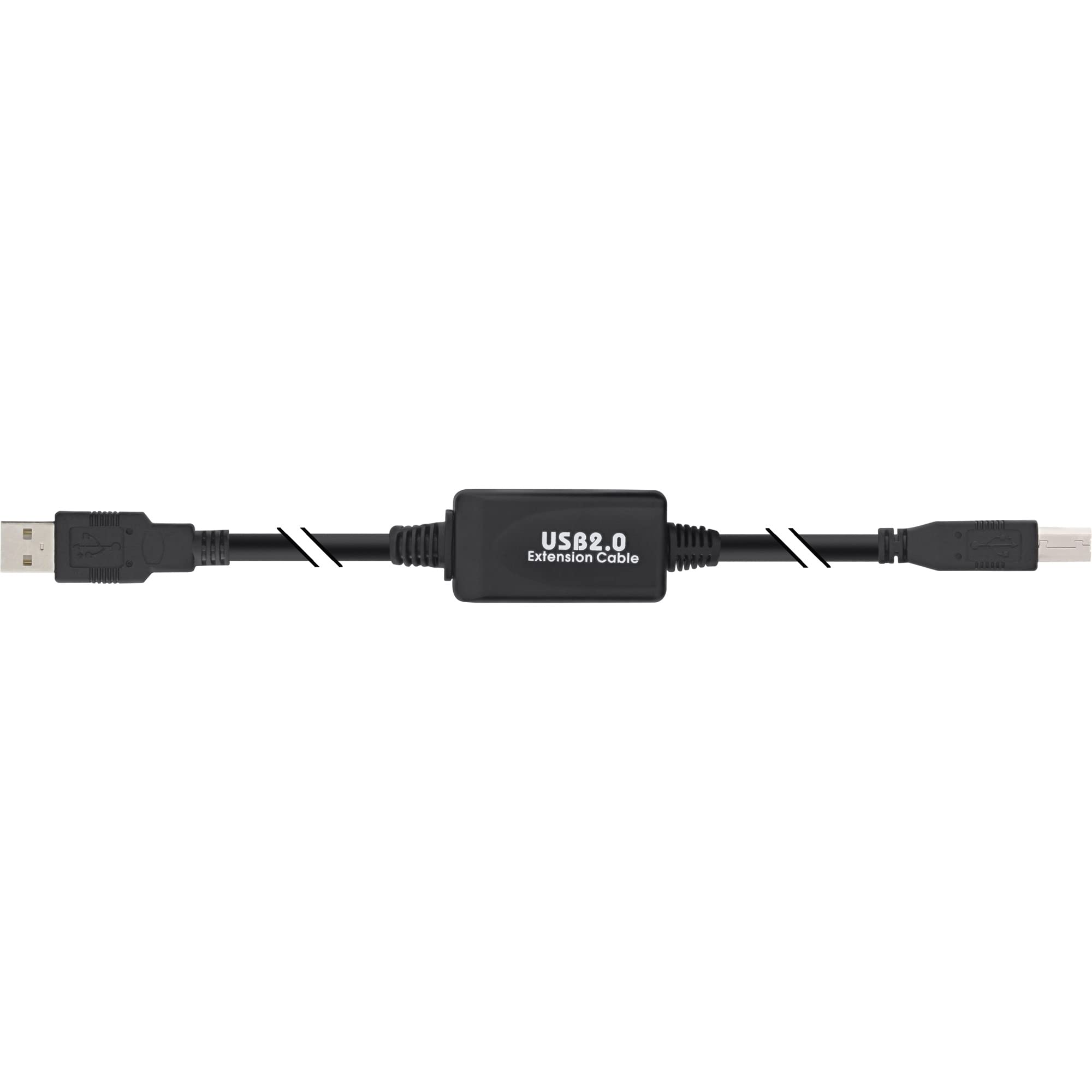 InLine® 10 m aktywny kabel USB 2.0 A do B - czarny