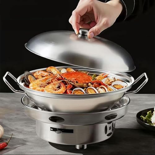 Réchaud randonnée avec set de cuisson réglable et résistant au vent