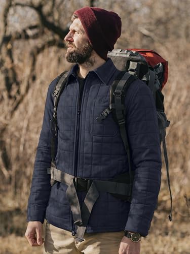 Image of URBAN BUCK Packable Puffer Jacket for Men Lightweight Winter Windproof & Water Repellent Hiking Jackets