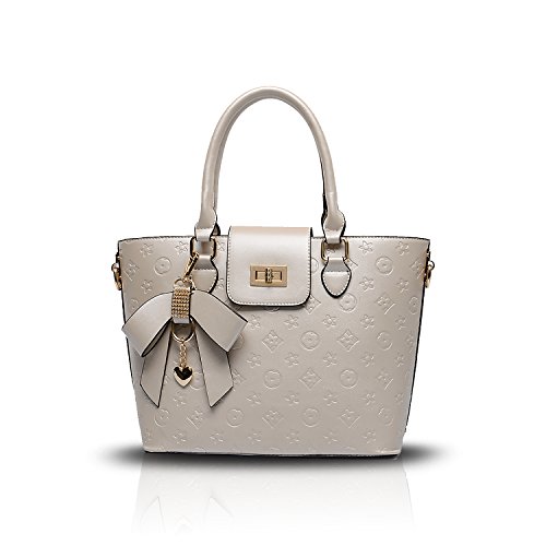 Tisdaini Bolsos de Mano Mujer Charol Moda Bolsos Bandolera Bolsos Totes Bolsos Outlet Marca