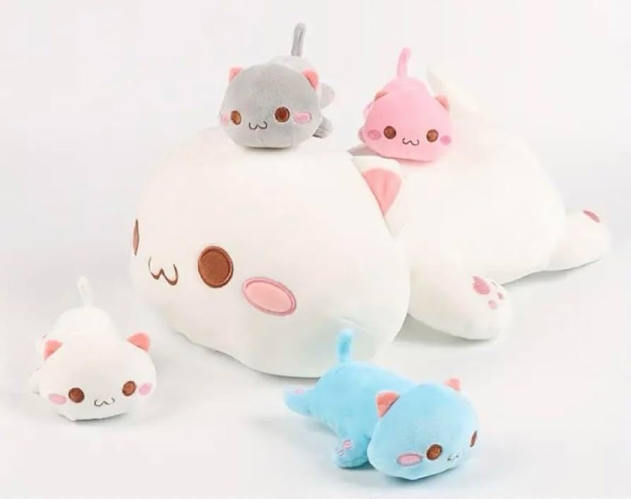 ネコももちゃん シナダ SHINADA ぬいぐるみ もちねこ クツシタ(L) MONE-0350K