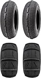 Tusk Sand Lite Front and Rear Tire Set 30x10-14 (Ribbed) / 30x12-14 (14 Paddle)