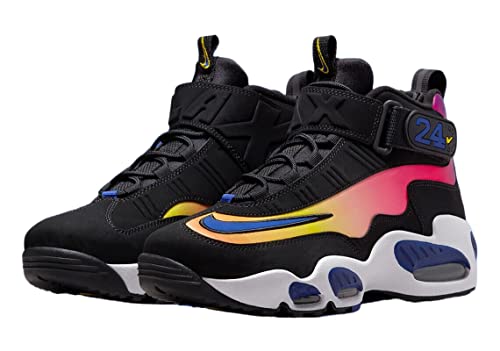Nike mens Air Griffey Max 1, Black/Concord/Yellow Strike/Co, 10.53