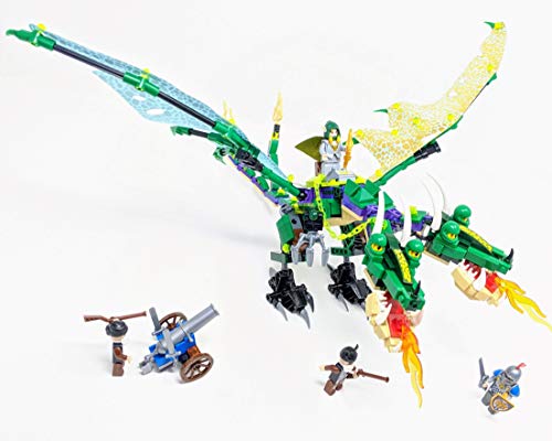 Ingenious Toys infestato Drago & 2 Figure Mini / 247pcs Compatibile con Elementi costitutivi #1306