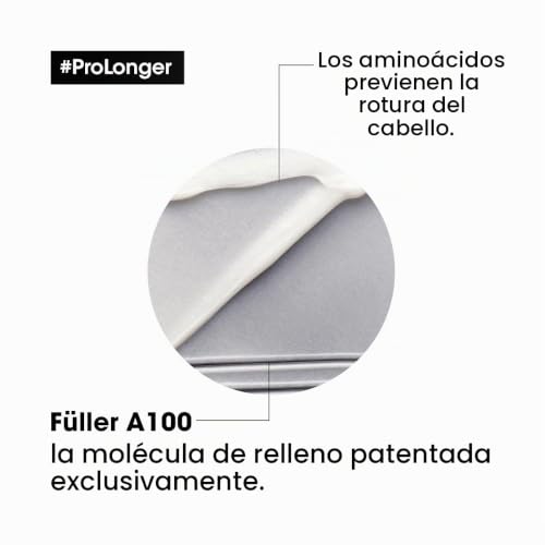 Miniatura 5 de L'Oréal Professionnel, Acondicionador Reparador, para Pelo Largo con Puntas Finas, Pro Longer, 200 ml